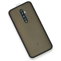 Newface Oppo Reno 2Z Kılıf Montreal Silikon Kapak - Siyah