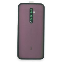 Newface Oppo Reno 2Z Kılıf Montreal Silikon Kapak - Yeşil