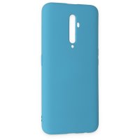 Newface Oppo Reno 2Z Kılıf Nano içi Kadife Silikon - Mavi