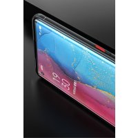 Newface Oppo Reno 3 Pro Kılıf Range Yüzüklü Silikon - Siyah-Kırmızı