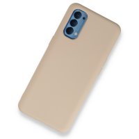 Newface Oppo Reno 4 Kılıf Nano içi Kadife Silikon - Pudra