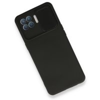 Newface Oppo Reno 4 Lite Kılıf Color Lens Silikon - Siyah