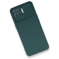 Newface Oppo Reno 4 Lite Kılıf Color Lens Silikon - Yeşil
