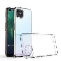 Newface Oppo Reno 4 Lite Kılıf Deluxe 2mm Şeffaf Silikon