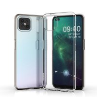 Newface Oppo Reno 4 Lite Kılıf Deluxe 2mm Şeffaf Silikon