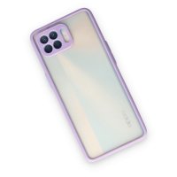 Newface Oppo Reno 4 Lite Kılıf Montreal Silikon Kapak - Mor