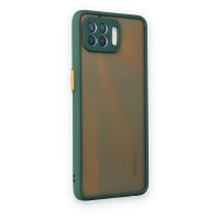 Newface Oppo Reno 4 Lite Kılıf Montreal Silikon Kapak - Yeşil