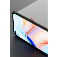 Newface Oppo Reno 4 Lite Kılıf Range Yüzüklü Silikon - Siyah