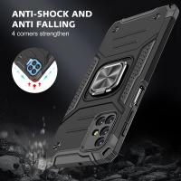 Newface Oppo Reno 4 Lite Kılıf Zegna Yüzüklü Silikon Kapak - Siyah