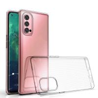 Newface Oppo Reno 4 Kılıf Lüx Şeffaf Silikon - Şeffaf