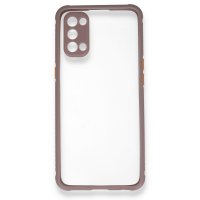 Newface Oppo Reno 4 Kılıf Miami Şeffaf Silikon - Açık Mor