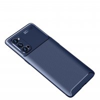 Newface Oppo Reno 4 Pro Kılıf Auto Focus Karbon Kapak - Lacivert