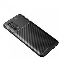 Newface Oppo Reno 5 Kılıf Auto Focus Karbon Kapak - Siyah