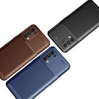 Newface Oppo Reno 5 Kılıf Auto Focus Karbon Kapak - Siyah
