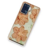 Newface Oppo Reno 5 Lite Kılıf Çiçekli Silikon - Rose