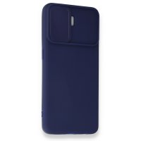 Newface Oppo Reno 5 Lite Kılıf Color Lens Silikon - Lacivert