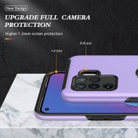 Newface Oppo Reno 5 Lite Kılıf Elit Yüzüklü Kapak - Mor