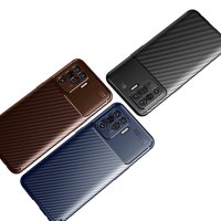 Newface Oppo Reno 5 Lite Kılıf Auto Focus Karbon Kapak - Siyah