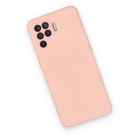 Newface Oppo Reno 5 Lite Kılıf Nano içi Kadife Silikon - Pudra