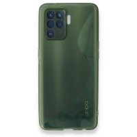 Newface Oppo Reno 5 Lite Kılıf S Silikon - Yeşil