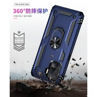 Newface Oppo Reno 5 Lite Kılıf Sofya Yüzüklü Silikon Kapak - Lacivert