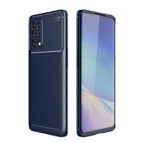 Newface Oppo Reno 5 Pro Kılıf Focus Karbon Silikon - Lacivert