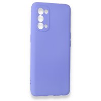 Newface Oppo Reno 5 Pro Kılıf First Silikon - Lila