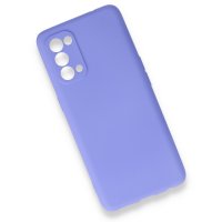 Newface Oppo Reno 5 Pro Kılıf First Silikon - Lila