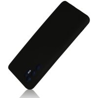 Newface Oppo Reno 6 Kılıf Nano içi Kadife Silikon - Siyah