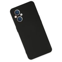 Newface Oppo Reno 8 Lite Kılıf Nano içi Kadife Silikon - Lacivert
