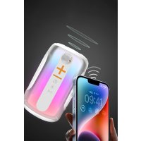 Newface Pluse 8 RGB Kablosuz Hoparlör - Beyaz