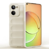 Newface Realme 10 4G Kılıf Optimum Silikon - Krem