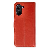 Newface Realme 10 4G Kılıf Trend S Plus Kapaklı Kılıf - Kırmızı
