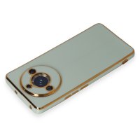 Newface Realme 11 Pro Kılıf Volet Silikon - Açık Yeşil