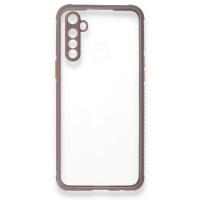 Newface Realme C3i Kılıf Miami Şeffaf Silikon - Açık Mor
