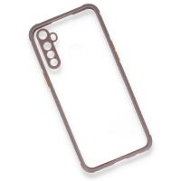 Newface Realme C3i Kılıf Miami Şeffaf Silikon - Açık Mor