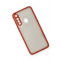 Newface Realme C3 Kılıf Montreal Silikon Kapak - Kırmızı