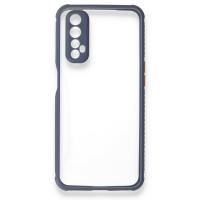 Newface Realme 7 Kılıf Miami Şeffaf Silikon - Gri
