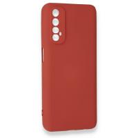 Newface Realme 7 Kılıf Nano içi Kadife Silikon - Kiremit