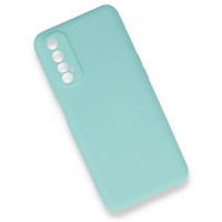 Newface Realme 7 Kılıf Nano içi Kadife Silikon - Turkuaz
