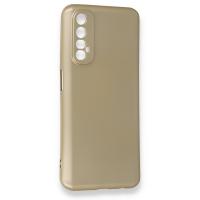 Newface Realme 7 Kılıf First Silikon - Gold