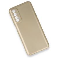 Newface Realme 7 Kılıf First Silikon - Gold