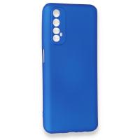 Newface Realme 7 Kılıf First Silikon - Mavi