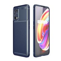 Newface Realme 7 Pro Kılıf Auto Focus Karbon Kapak - Lacivert