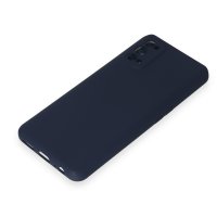 Newface Realme 7 Pro Kılıf Nano içi Kadife Silikon - Lacivert