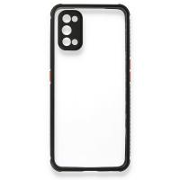 Newface Realme 7 Pro Kılıf Miami Şeffaf Silikon - Siyah