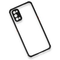 Newface Realme 7 Pro Kılıf Miami Şeffaf Silikon - Siyah