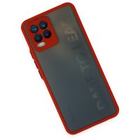 Newface Realme 8 Pro Kılıf Montreal Silikon Kapak - Kırmızı