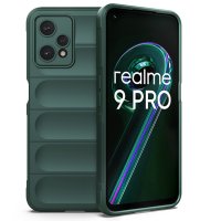 Newface Realme 9 Pro 5G Kılıf Optimum Silikon - Koyu Yeşil