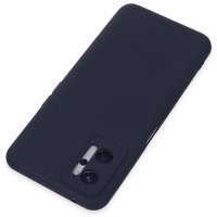 Newface Realme 9i 4G Kılıf Nano içi Kadife Silikon - Lacivert